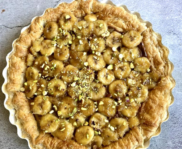 Nutella and Banana Pie