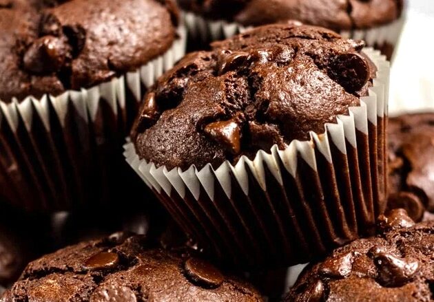 Chocolate chip Chocolate Muffin