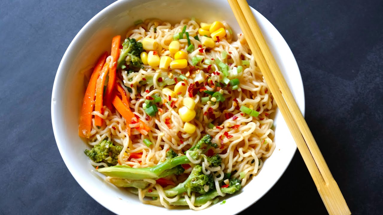 Vegetable Ramen Recipe Easy | simple ramen recipe with instant noodles ...